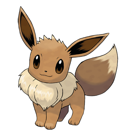 Eevee artwork from the PokeAPI sprites project